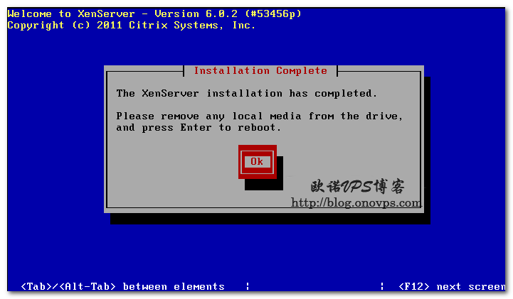 xenserver安装完成.png